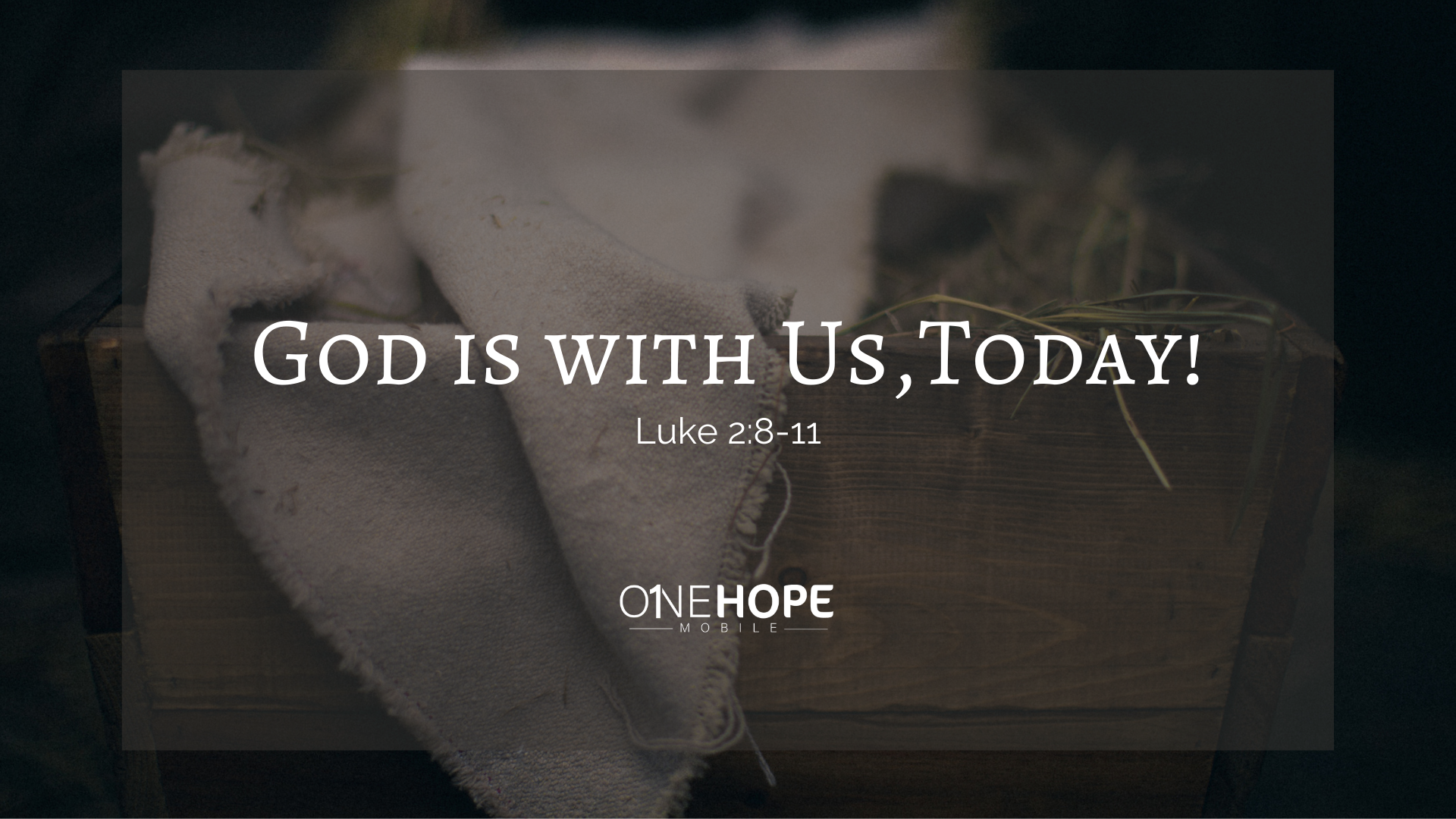 God is with Us, Today!