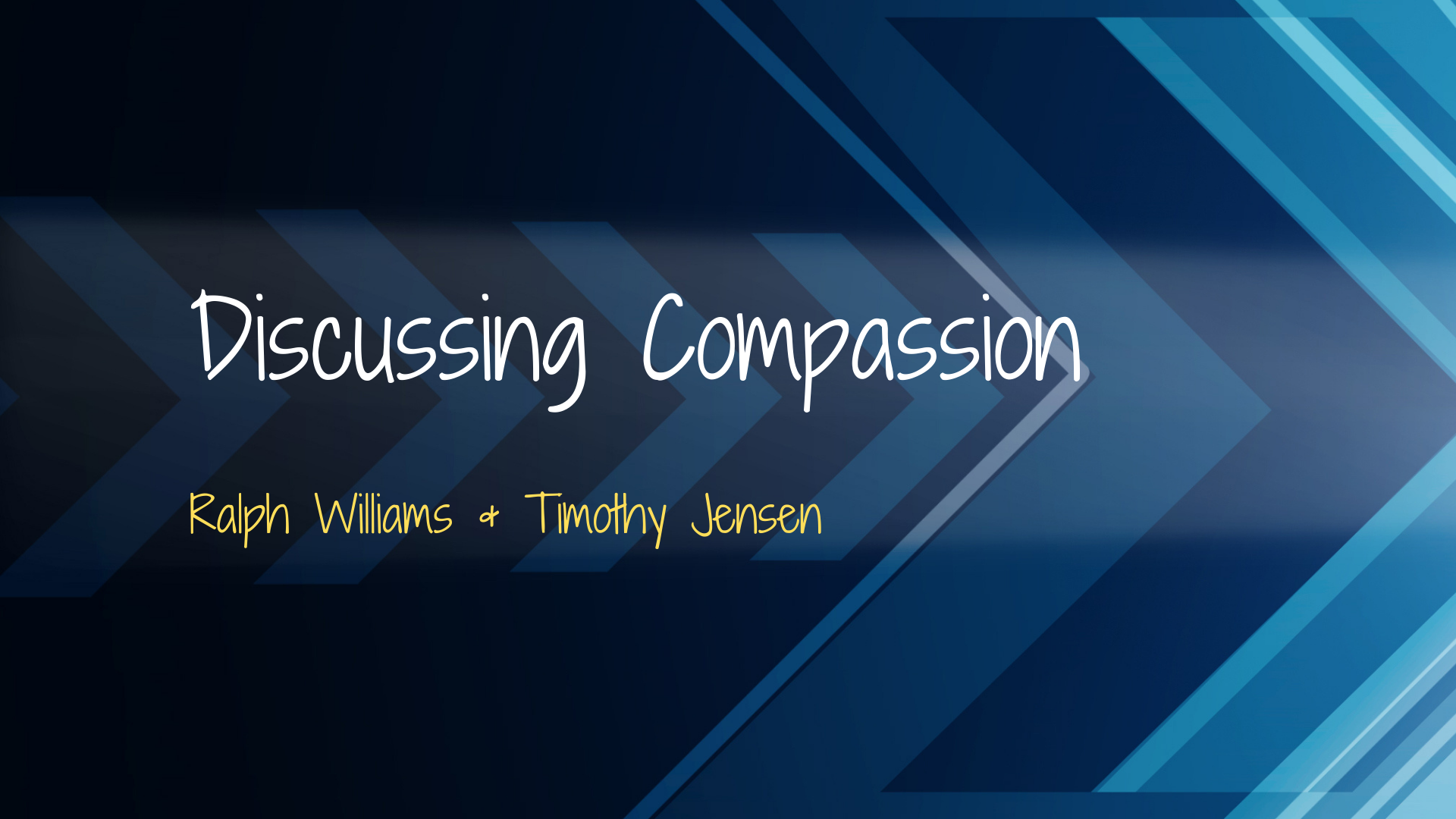 Discussing Compassion